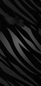 Black and dark zebra pattern wallpaper for mobile.