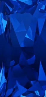 Deep blue crystal texture with abstract patterns.