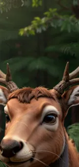 Deer Vertebrate Wildlife Live Wallpaper