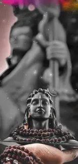 Divine Lord Shiva mobile wallpaper with spiritual vibes.