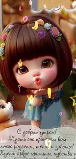 Doll Toy Eyelash Live Wallpaper