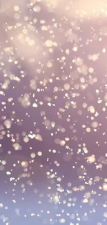 Dreamy bokeh lights mobile wallpaper with soft pastel sparkles.