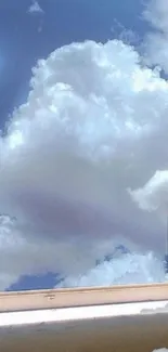 Dreamy clouds and moon through a window in a serene sky.