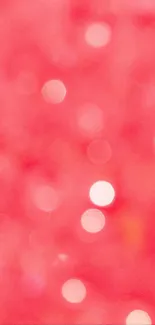 Vibrant pink bokeh wallpaper with abstract circles.