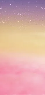 Dreamy gradient wallpaper with soft pink and purple hues.