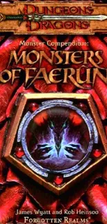 Fantasy-themed Monsters of Faerûn cover art from Dungeons & Dragons.