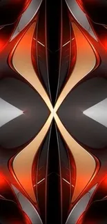 Dynamic abstract wallpaper with bold geometric design and vibrant colors.