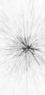 Black and white abstract burst design for mobile wallpaper.