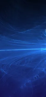 Dynamic blue light burst on dark background wallpaper.