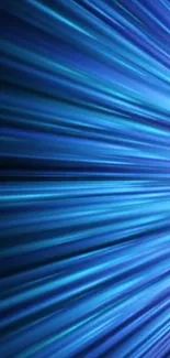 Dynamic blue light streaks on abstract wallpaper.