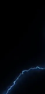 Dark background with electric blue lightning design.