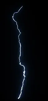 Dark wallpaper with a striking lightning bolt on screen.