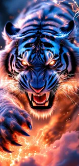 Electric Pink Tiger Live Wallpaper