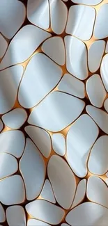 Elegant abstract wallpaper with gold highlights.