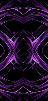 Elegant abstract purple mobile wallpaper design.