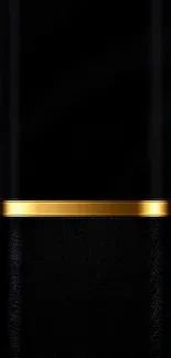 Elegant black and gold phone wallpaper with luxurious accents.