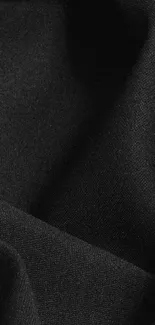 Elegant black fabric texture wallpaper for mobile.