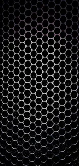 Stylish hexagon pattern with black tones.