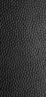 Elegant black leather texture mobile wallpaper.