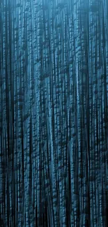 Dark blue bamboo wallpaper with vertical textured lines.