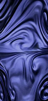 Elegant dark blue swirl pattern wallpaper for mobile.