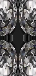Elegant diamond pattern mobile wallpaper.