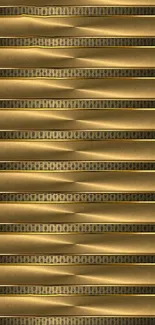 Elegant mobile wallpaper with gold stripes pattern.