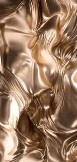 Luxurious metallic bronze mobile wallpaper design.