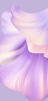 Pastel lavender and pink flowing abstract art wallpaper.