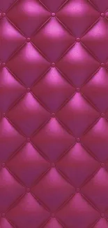 Luxurious purple quilted leather texture wallpaper for mobile devices.