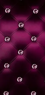 Luxurious purple diamond pattern wallpaper for phones.