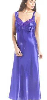 Elegant purple nightgown mobile wallpaper with a silk finish.