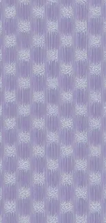 Elegant lavender wallpaper with intricate pattern.