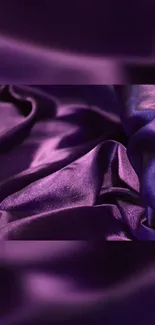 Elegant purple silk texture wallpaper for mobile.