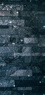 Starry night stone texture mobile wallpaper with elegant design.