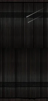 Elegant mobile wallpaper with black and gold striped design.