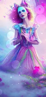 Fantasy art wallpaper with vibrant colors and an enchanting whimsical scene.