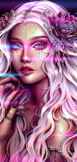 Enchanting fantasy artwork featuring vibrant colors and intricate design.