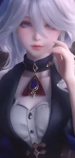 Fantasy anime character with captivating design.