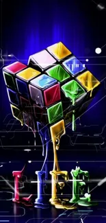 Entertainment Rectangle Mechanical Puzzle Live Wallpaper