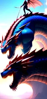 Epic dragon artwork with vibrant colors.