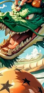 Epic dragon fantasy art with vibrant colors