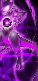 Purple creature with glowing energy effect.