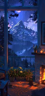 Evening Winter Dusk Live Wallpaper