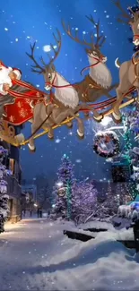 Event Winter Santa Claus Live Wallpaper