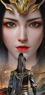 Eye Cg Artwork Long Hair Live Wallpaper