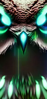 Eye Green Light Live Wallpaper