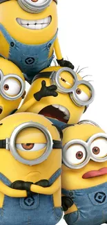 Facial Expression Yellow Cartoon Live Wallpaper