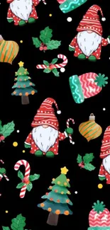 Christmas phone wallpaper collection featuring snowmen and festive decorations.