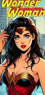 Fictional Character Wonder Woman Cartoon Live Wallpaper